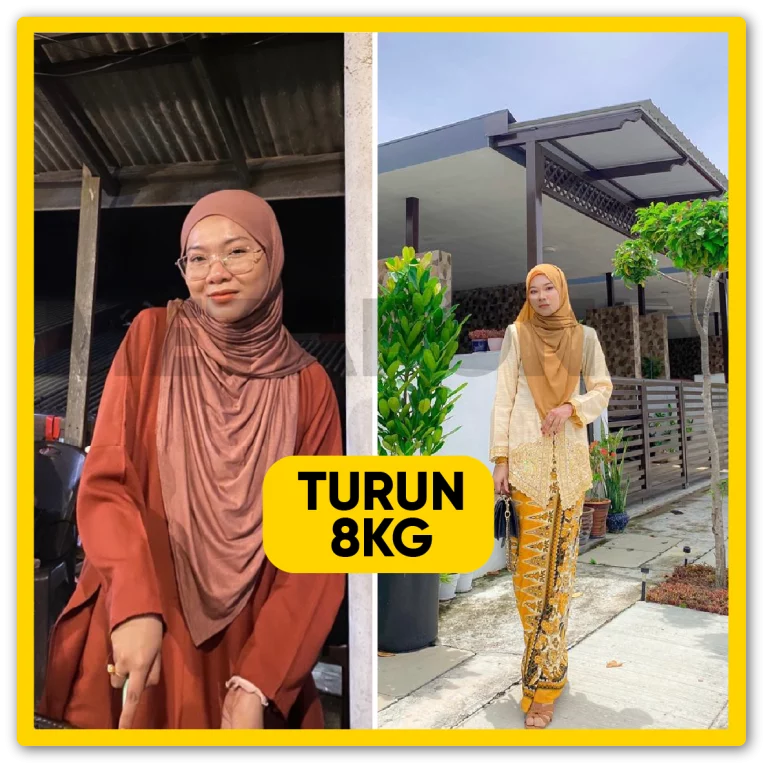 Testimoni pengguna Metaponin: Berat turun 8kg dengan pengaktifan AMPK.